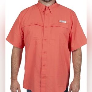 Realtree Coral Men's Button Down Shirt